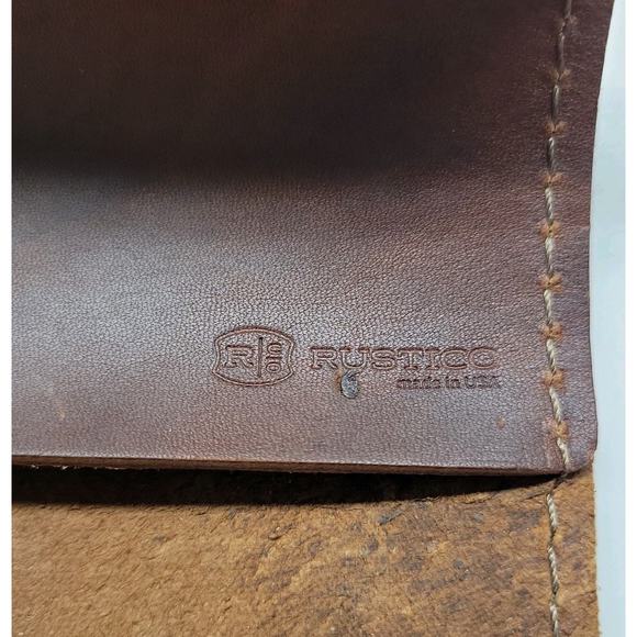 Rustico Saddle Leather Sidekick Organizer Bag Roll - Picture 4 of 8